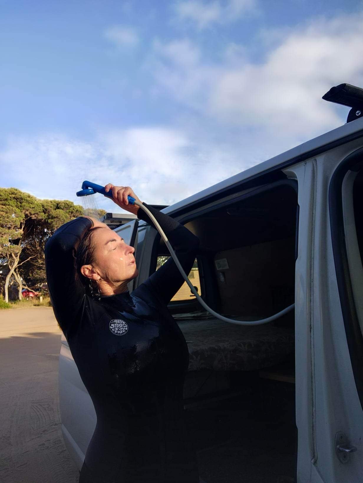 Riverflows gives us good tips on how to setup a good hot shower on you van, especially for whoever lives on cold areas.