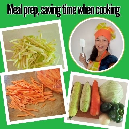 Meal prep, saving time when cooking🍴Preparando comida con anticipación, ahorrando tiempo al cocinar