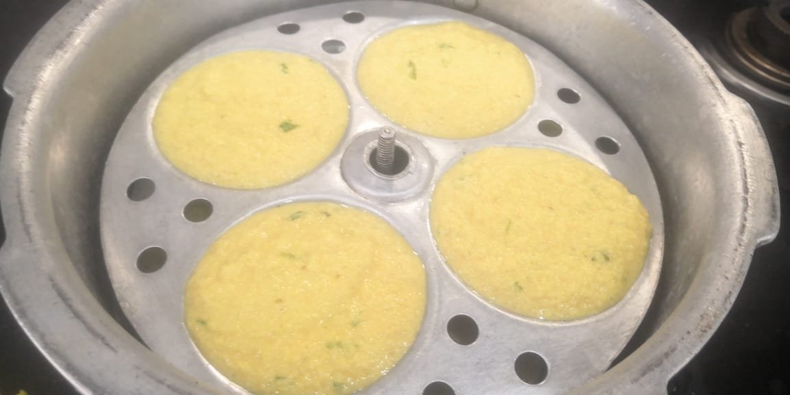 potato Idly recipe WIP