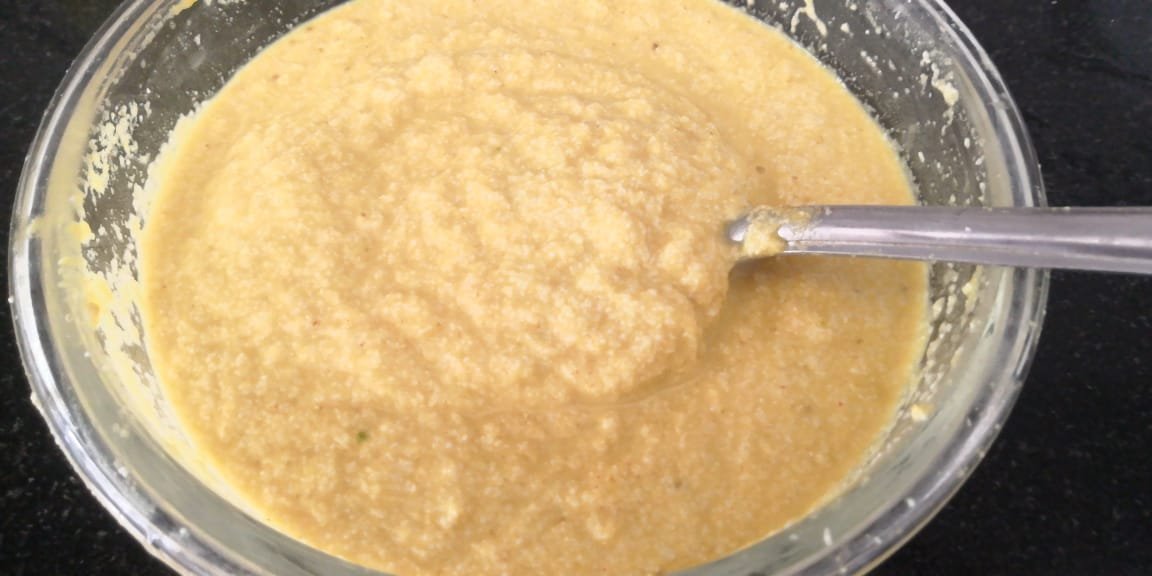 potato Idly recipe mixture