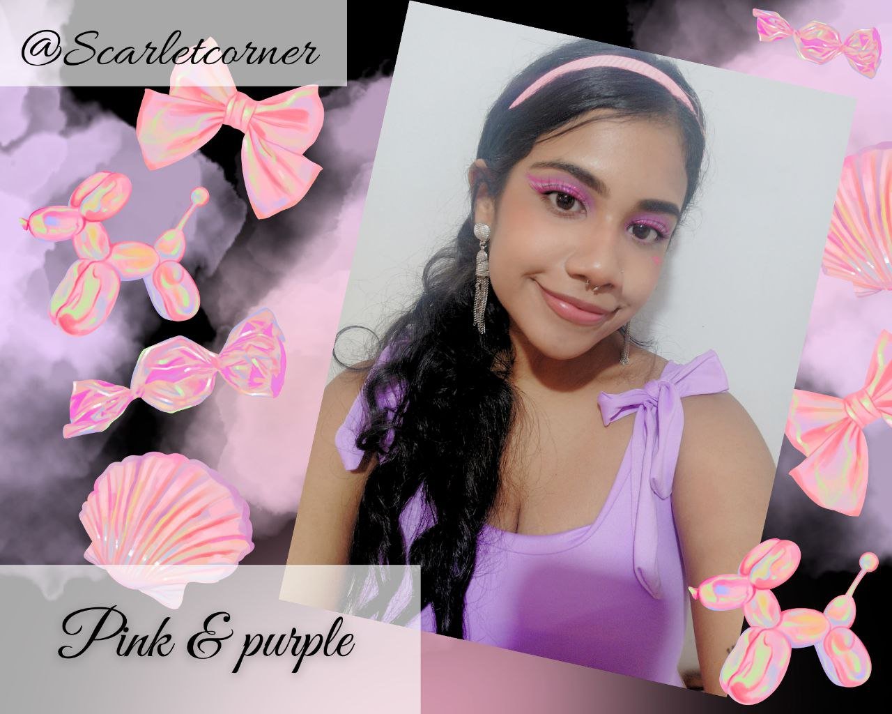[ENG/ESP]  |  Pink & purple cut crease with liner | an easy way to slay your look