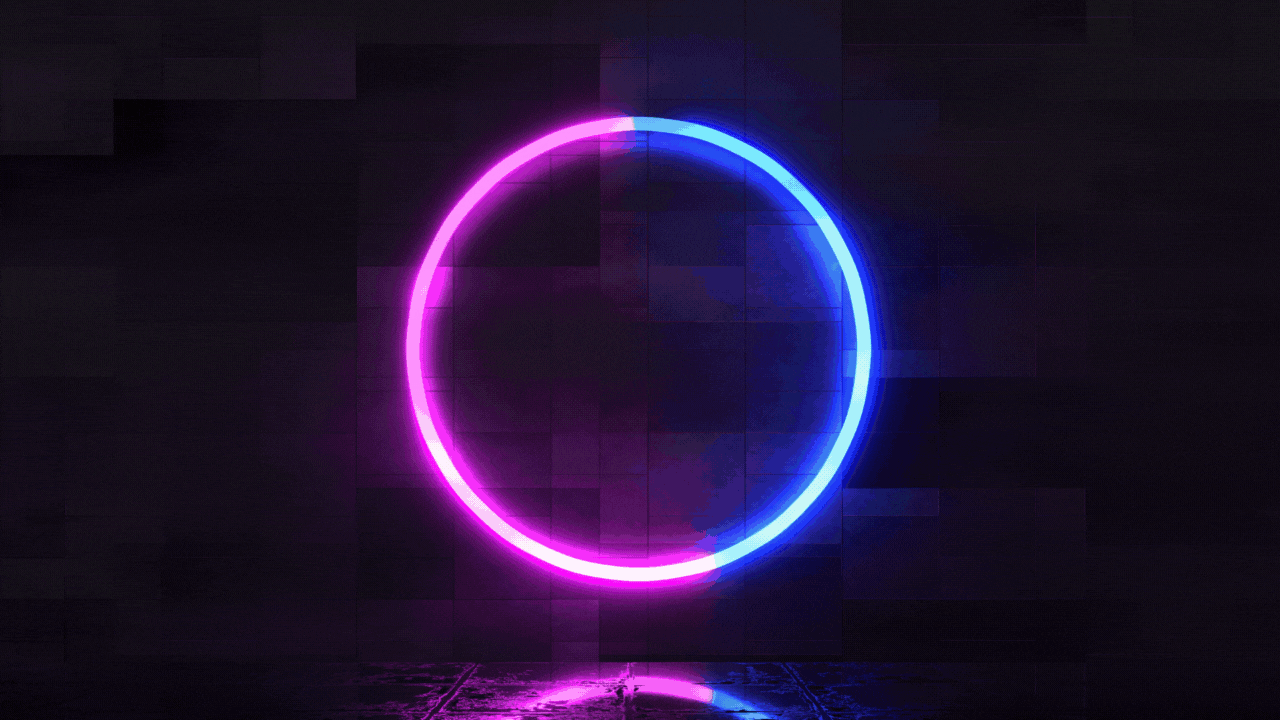 Purple and Blue Neon  Gamer  Youtube Banner.gif