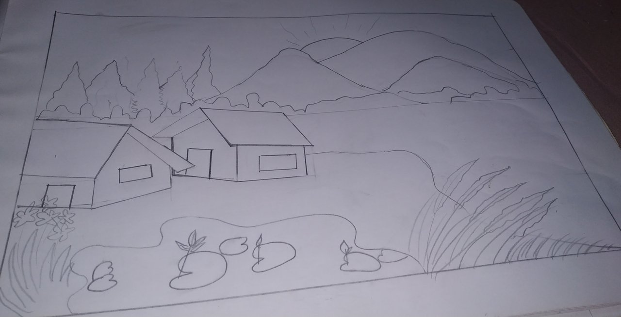 Landscape Sketching Ideas for Beginners - Kids Art & Craft