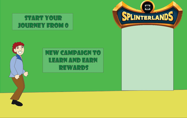 Its a best time to join SPLINTERLANDS (drawing + GIF)
