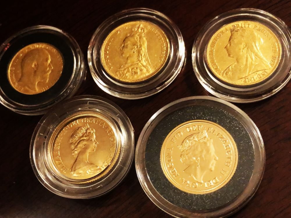 British Gold Sovereign Coins PeakD