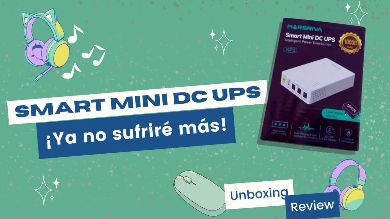 Smart mini DC UPS