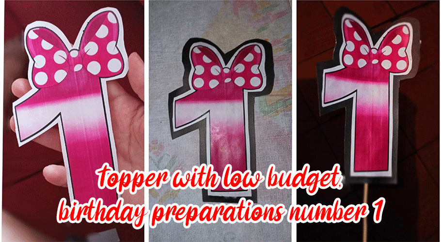 ESP-ENG) Topper con bajo presupuesto, preparativos para cumpleaños numero 1, Topper with low budget, birthday preparations number 1