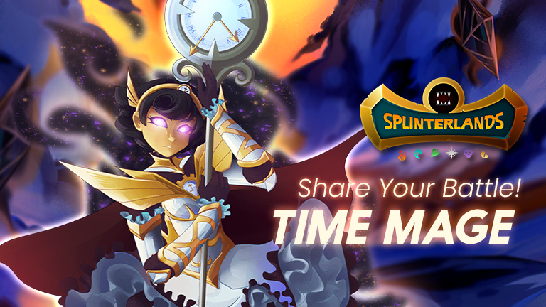 Splinterlands Share Your Battle Weekly Challenge: Time Mage