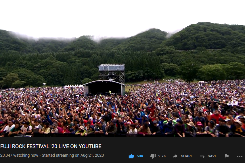 Fuji Rock Festival On Youtube Peakd