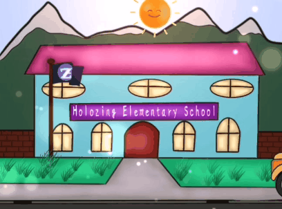 holozing Fanart merged Southpark style school bus arrival.gif