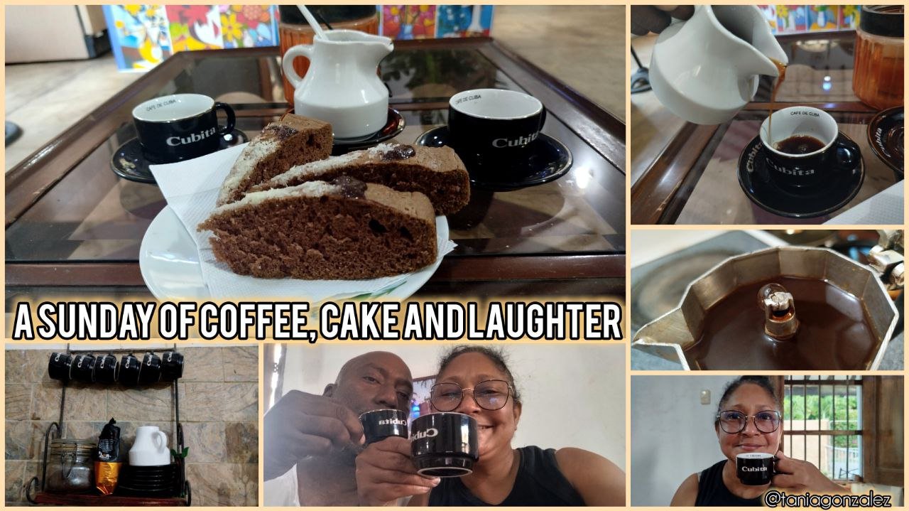 [ENG/ESP] A Sunday of coffee, cake and laughter