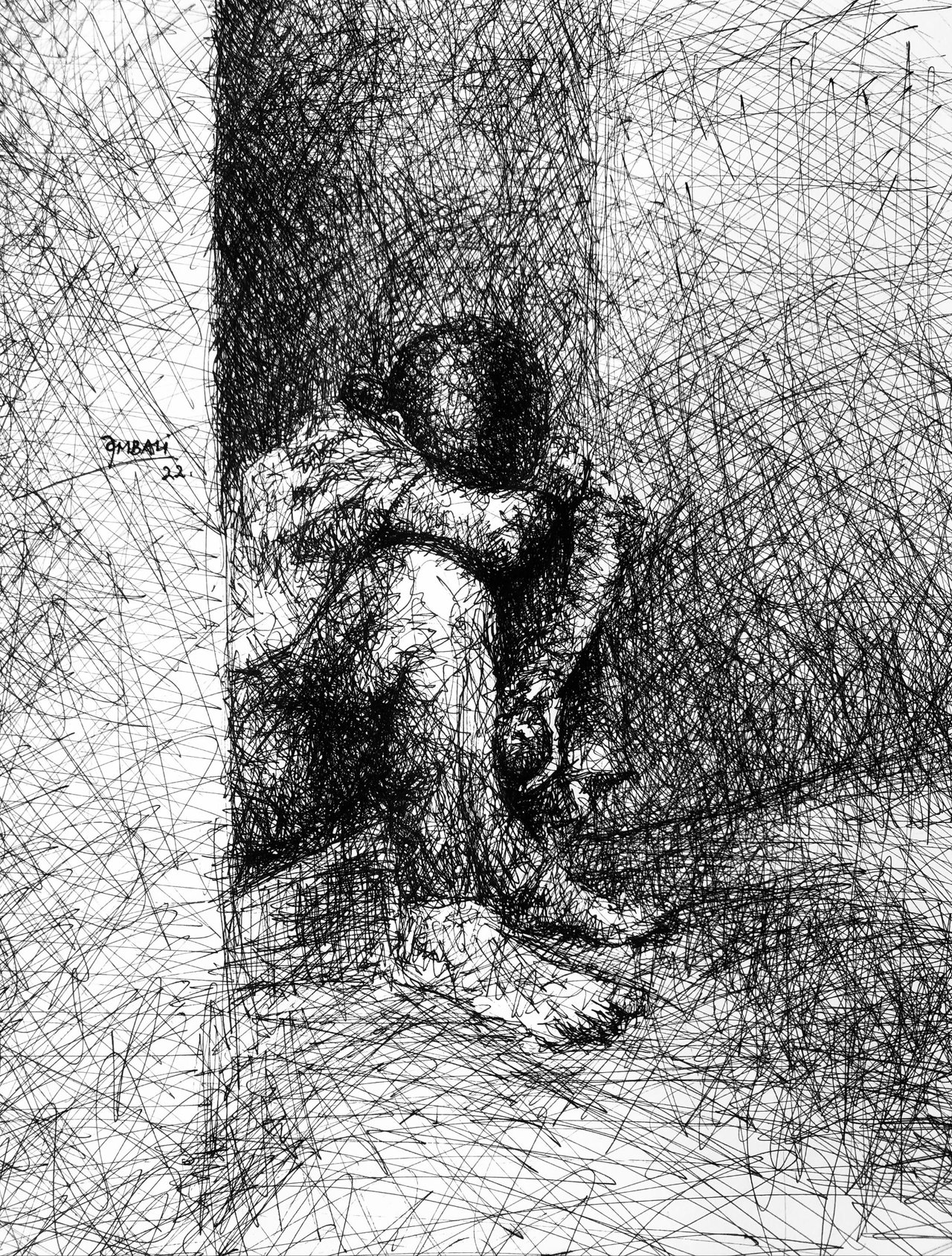 A drawing of depression depressed mind  easy step by step sketch    YouTube