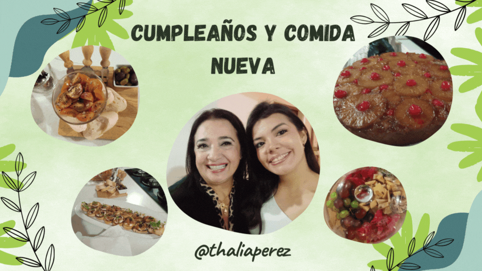 Cumpleaños de tía Aiskel- probando comida nueva/Aunt Aiskel's birthday - trying new food [ESP-ENG]