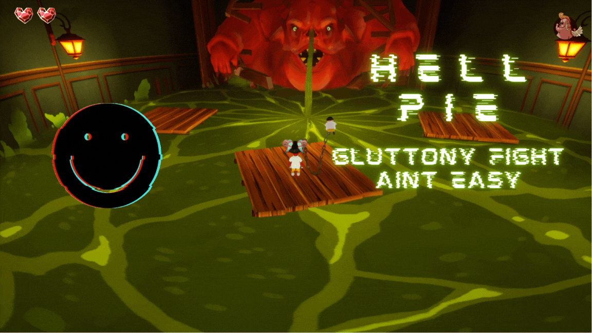 Hell Pie - Gluttony fight aint easy.gif