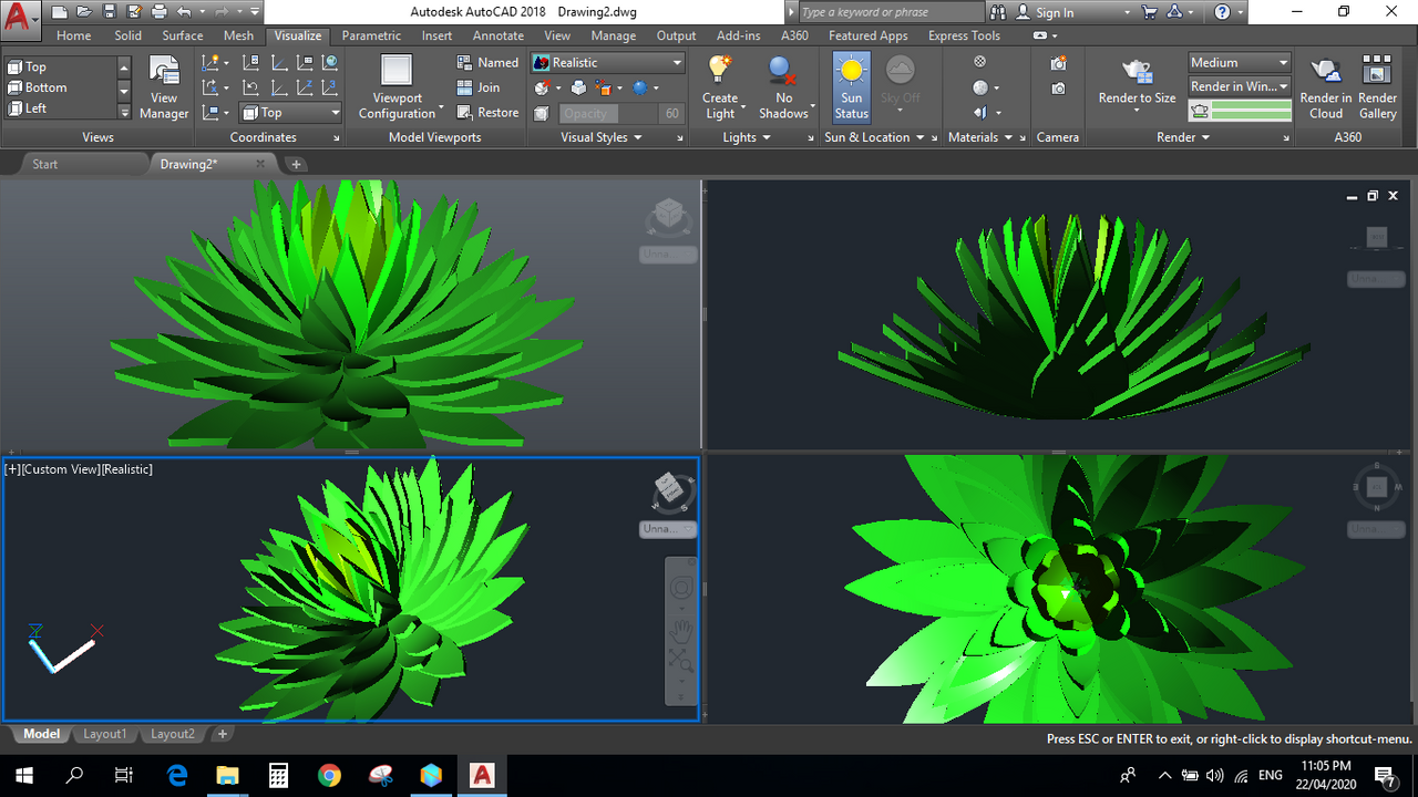 How to create a 3D Lotus Logo of the Natural Medicine Community - Autocad  Designing | PeakD