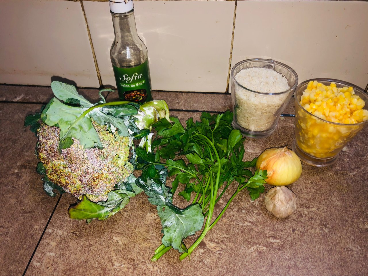 Delicious and nutritious rice with broccoli, carrots and corn  [Eng-Esp]