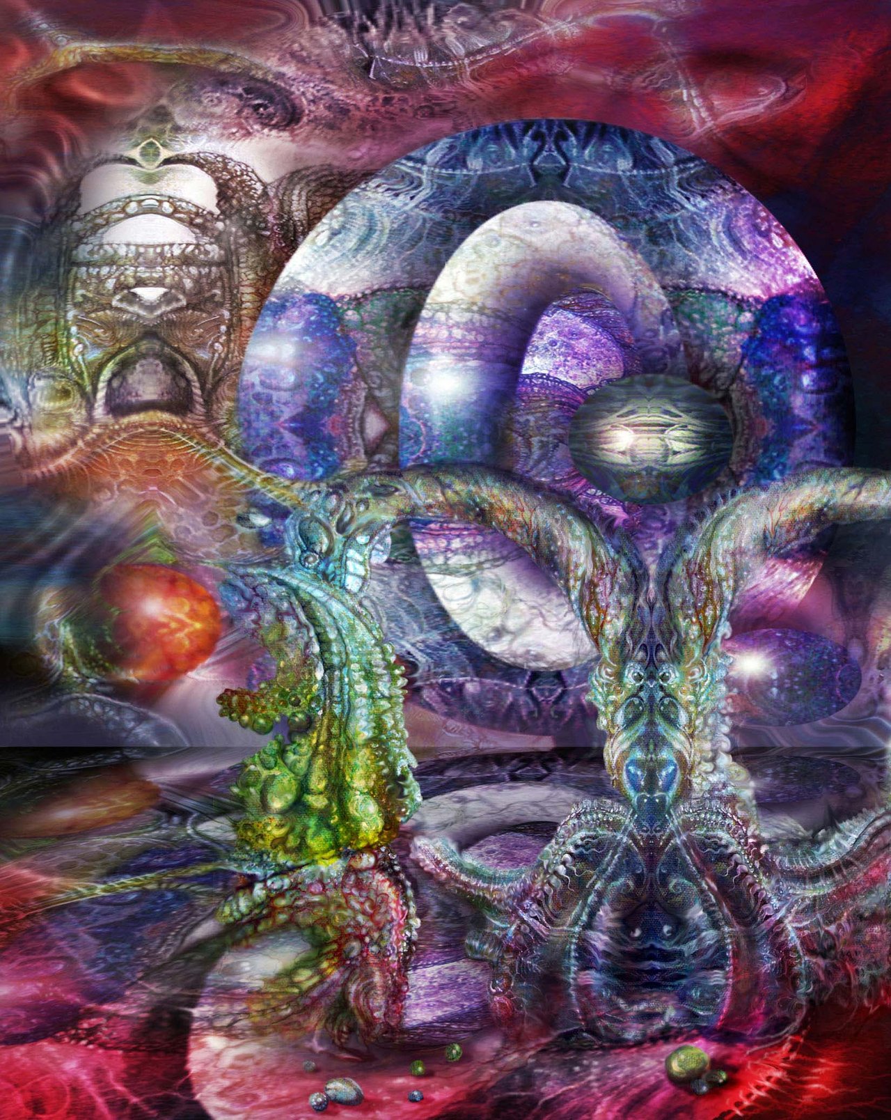 Deep Dream and GIF Creator - Art Of The Mystic Otto Rapp
