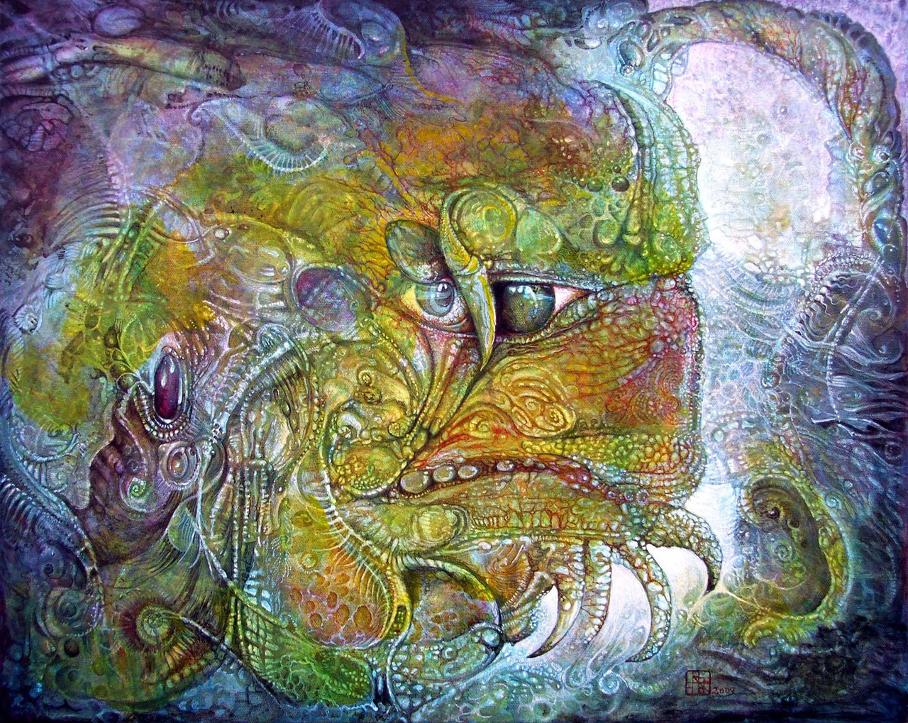 Deep Dream and GIF Creator - Art Of The Mystic Otto Rapp