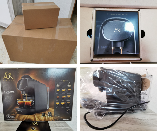 Unboxing our brand-new L'or Barista nespresso machine 