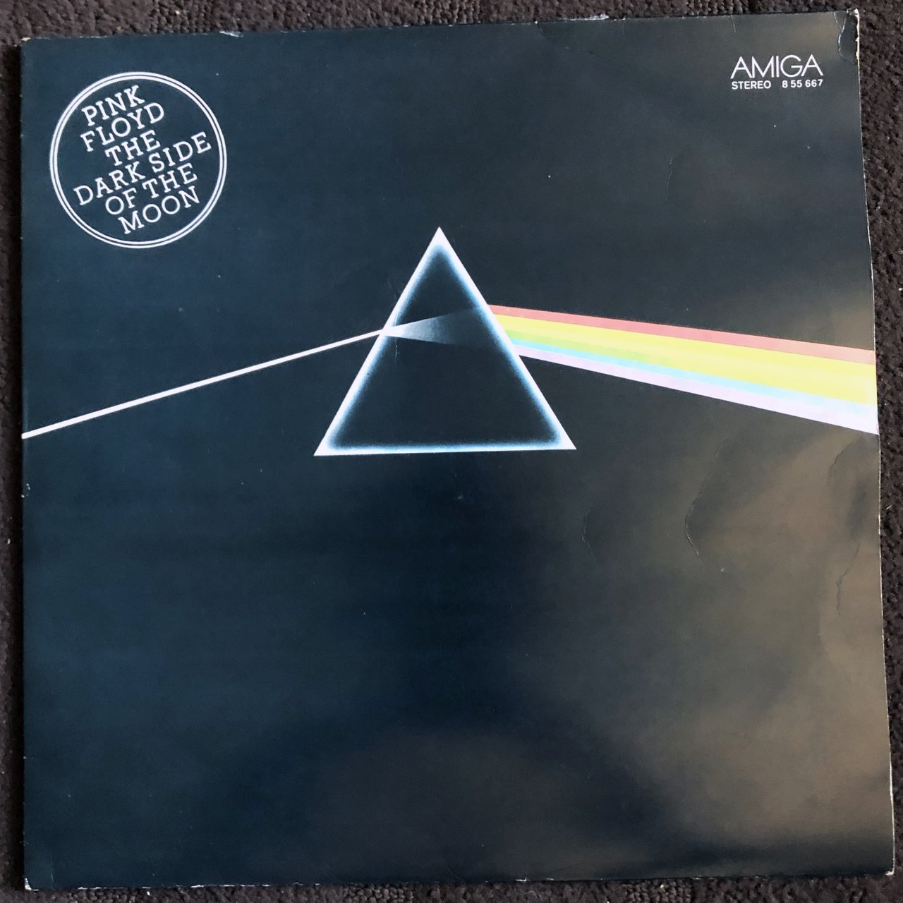 Album Del Dia The Dark Side Of The Moon De Pink Floyd Version De La Antigua Alemania Socialista Sello Discografico Amiga Peakd