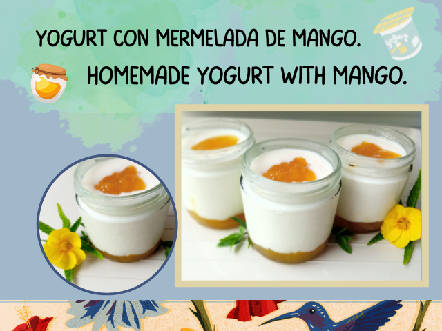 Esp/Eng] Yogurt con mermelada de mango casero. // Homemade yogurt with mango  jam. | PeakD