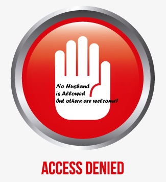 No husbands allowed