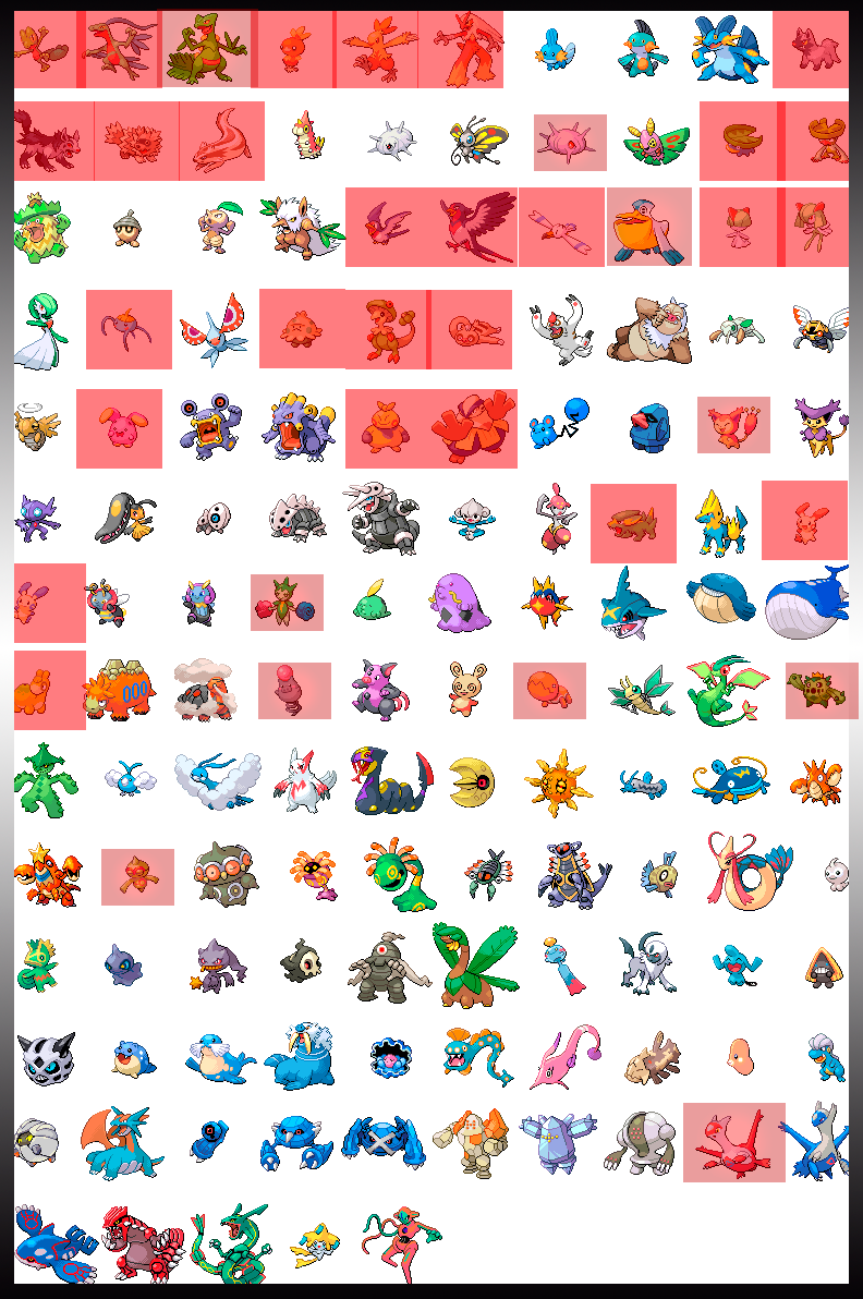 Completing the Hoenn Pokedex in incredible Trip