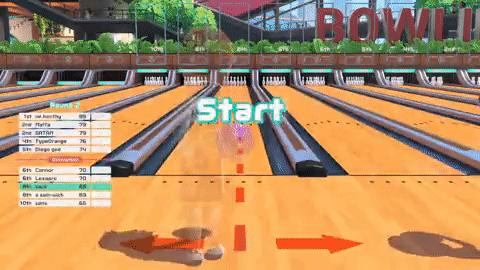 nintendo switch sports bowling.gif