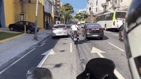 In rio, motorcycles are key to getting where you need to go