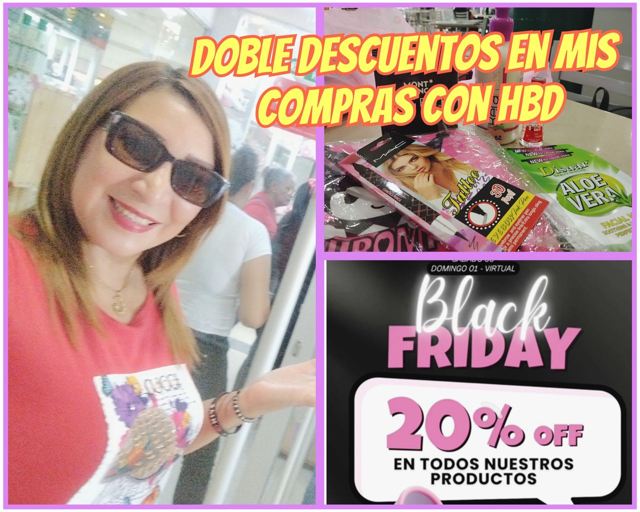 Doble descuentos en el Blackfriday y distriator  en mis compras con HBD 