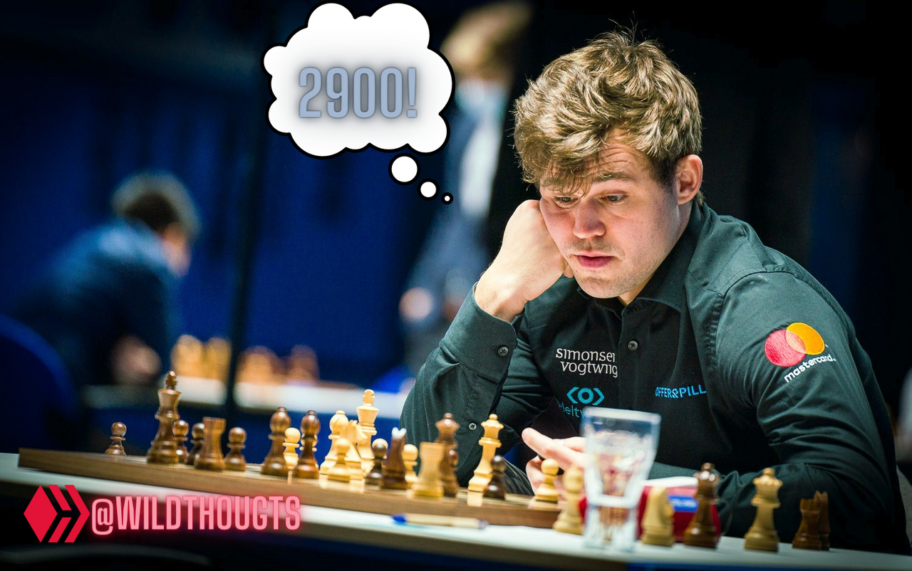 Will Magnus Carlsen reach 2900 Elo chess rating?
