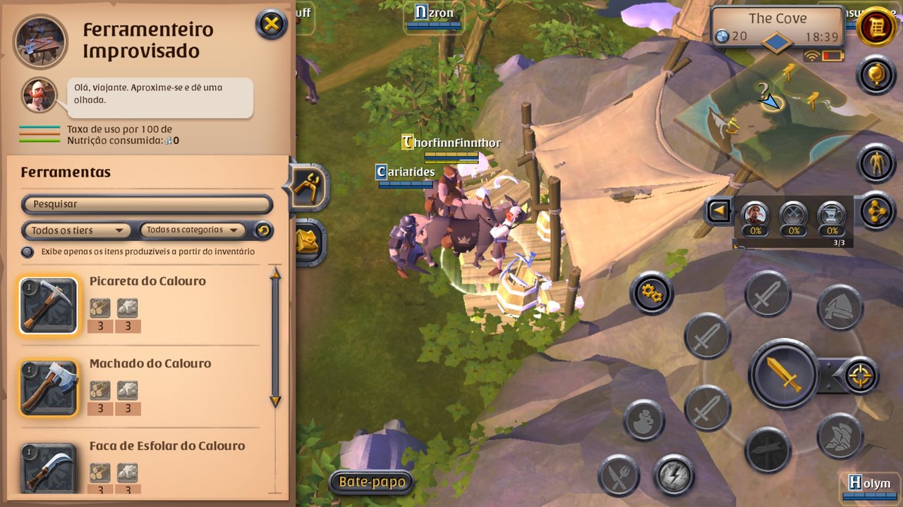 Albion Online é um MMORPG SandBox em que você escreve sua própria