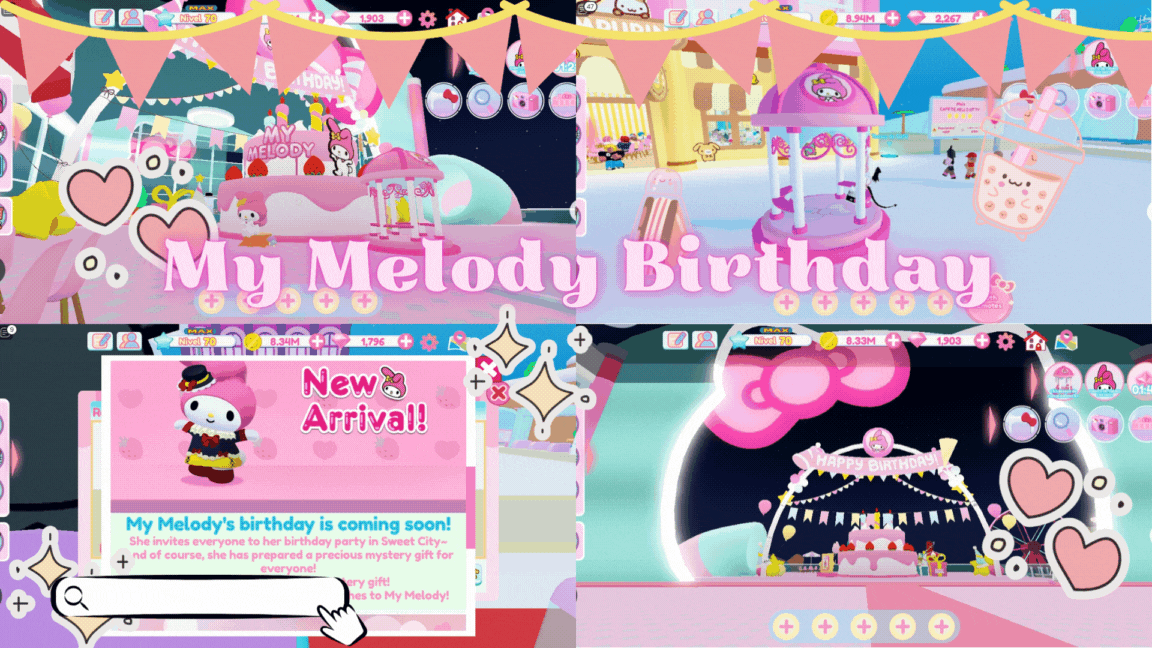 My Melody Brought Nice Gifts for her Birthday 🎁🎮[ENG - ESP]