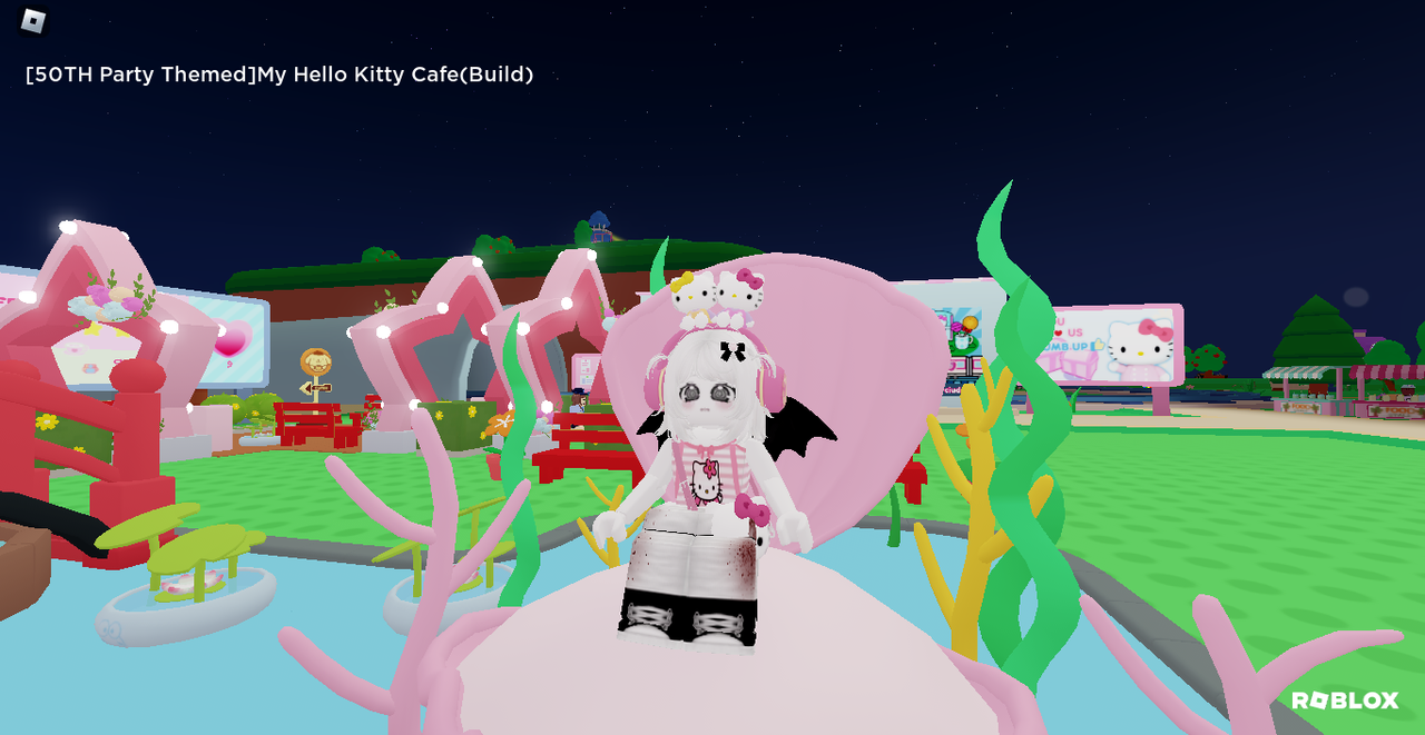 50TH Party Themed]My Hello Kitty Cafe(Build) - Roblox