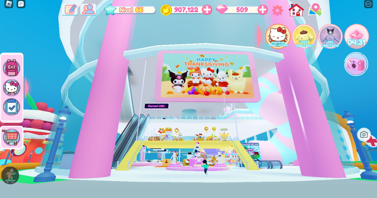 New Thanksgiving Day Update - Hello Kitty Café 🎁🌷✨[ENG - ESP