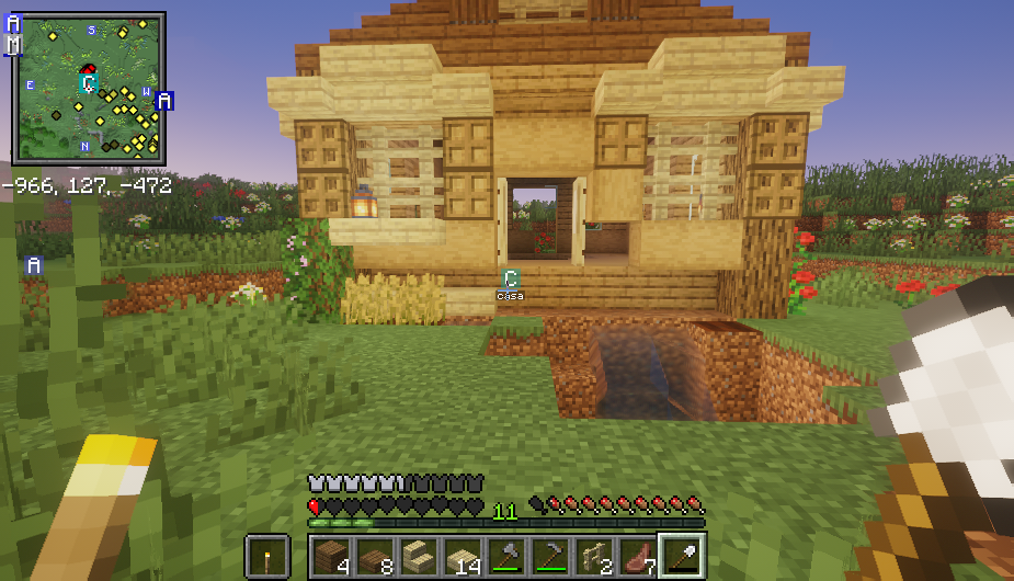 Casa Madera #minecraft  Cool minecraft houses, Easy minecraft houses,  Minecraft houses