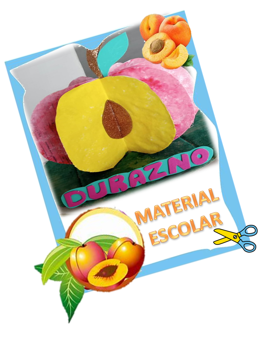 Como elaborar un Durazno de papel en 3D / How to Make a 3D Paper Peach  (Spanish-English) | PeakD