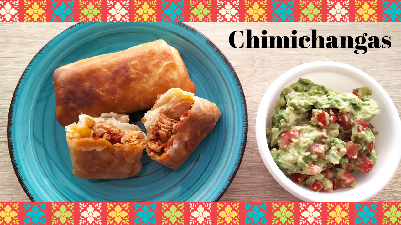 Esp-Eng] My version of chicken chimichangas that you must try
