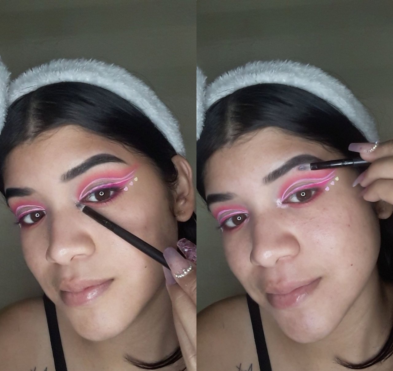 ❤️✨💕 Hermoso Maquillaje en Tonos Rosas con Delineado Infinito y Corazones  💕✨❤️//❤️✨💕 Beautiful Makeup in Pink Tones with Infinite Eyeliner and  Hearts 💕✨❤️ — Hive
