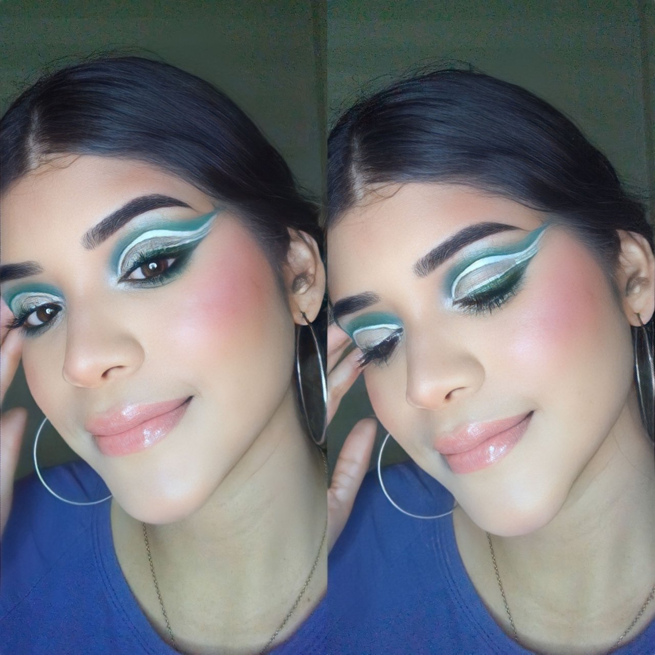 MAQUILLAJE EN TONOS VERDE CON NEGRO Y PLATEADO??? || MAKEUP IN SHADES OF  GREEN WITH BLACK AND SILVER??? // By Yuliannys? | PeakD