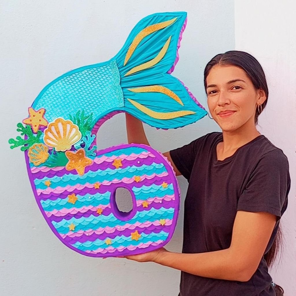 Oh My Piñata - 🧜‍♀️ PIÑATA N°1 DE SIRENA 🧜‍♀️ Esta vez la