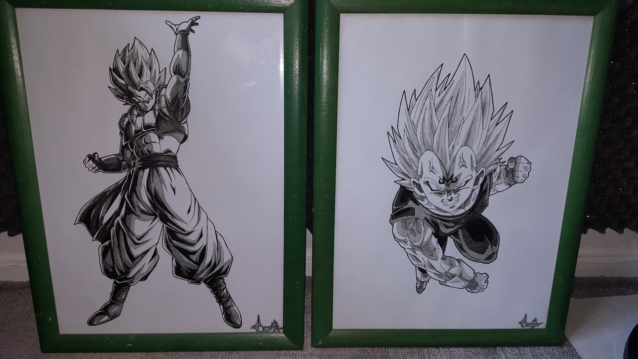 dragon ball z gogeta drawing