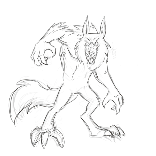 Werewolf Howler Animation