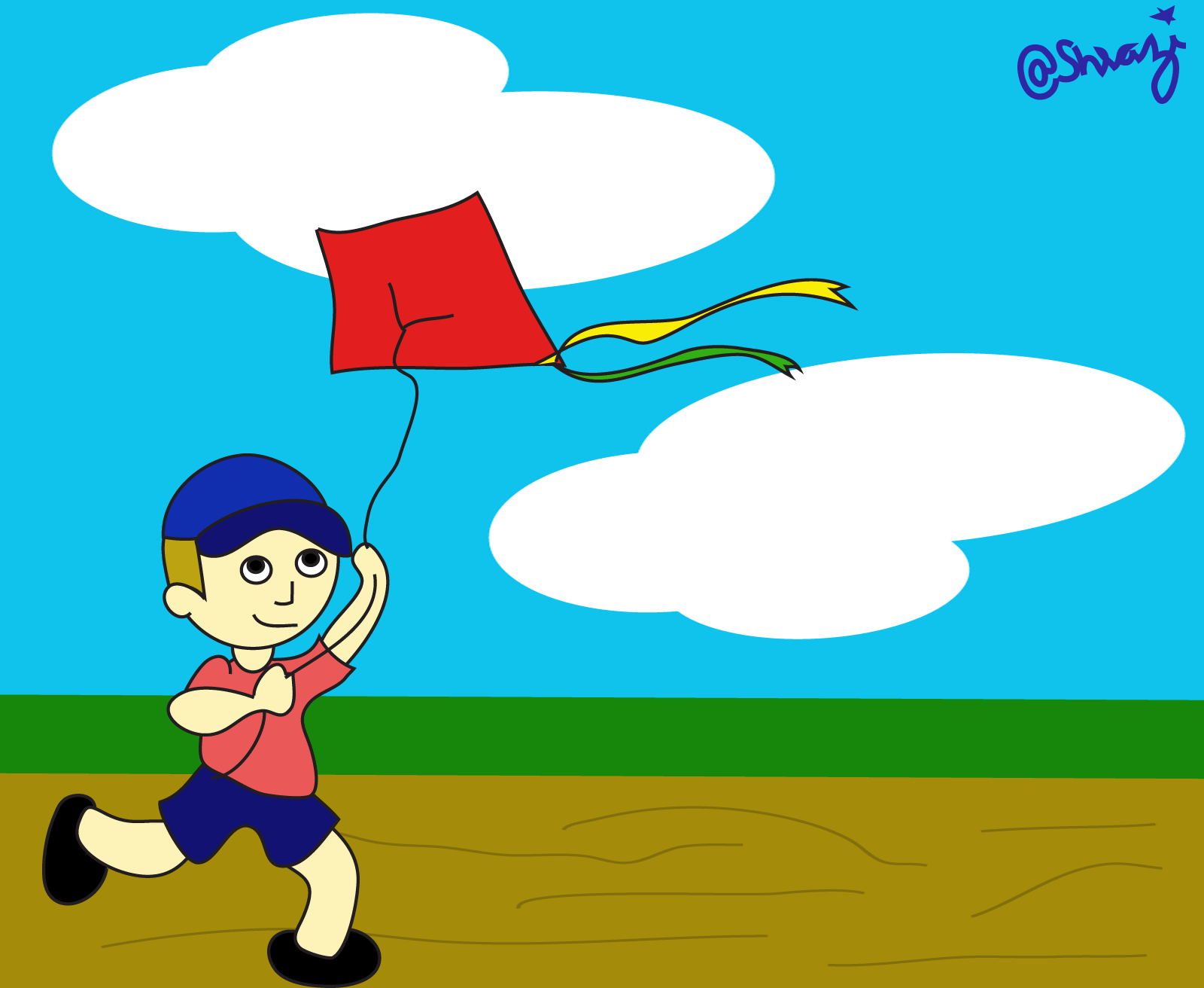 A kite gif