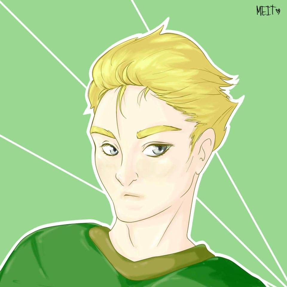 Draco Malfoy (Fanart) - Dibujo + Proceso en SAI | PeakD