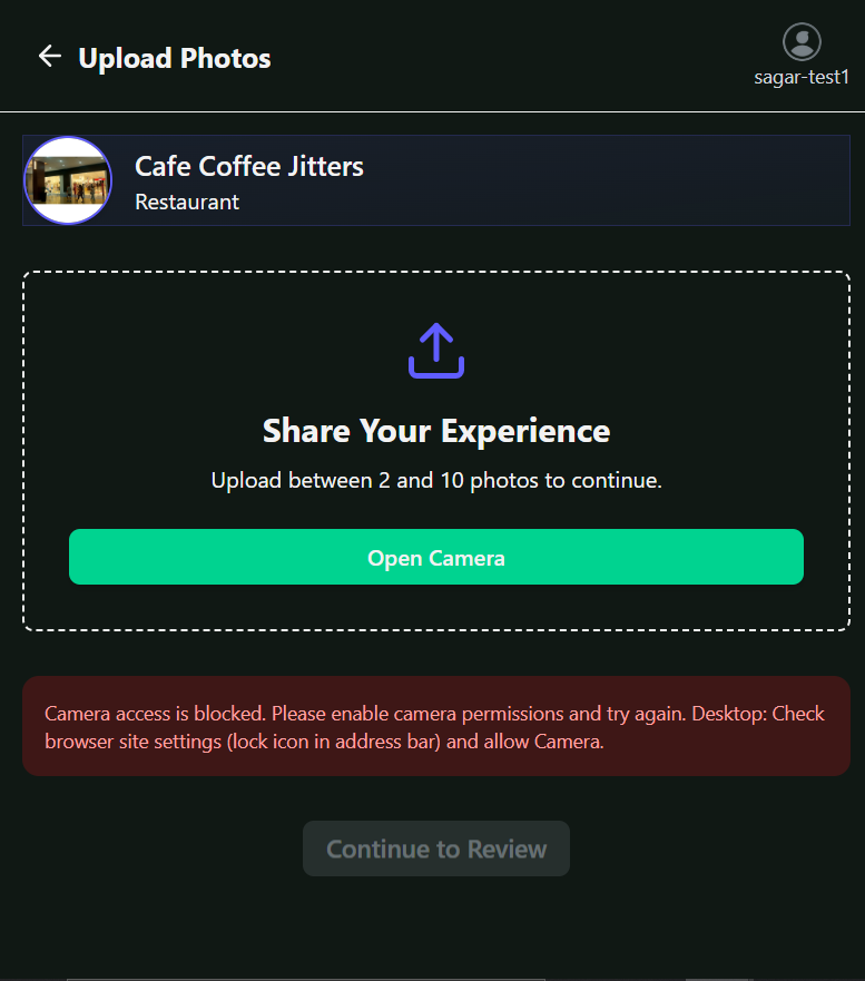 Camera Access related improvements