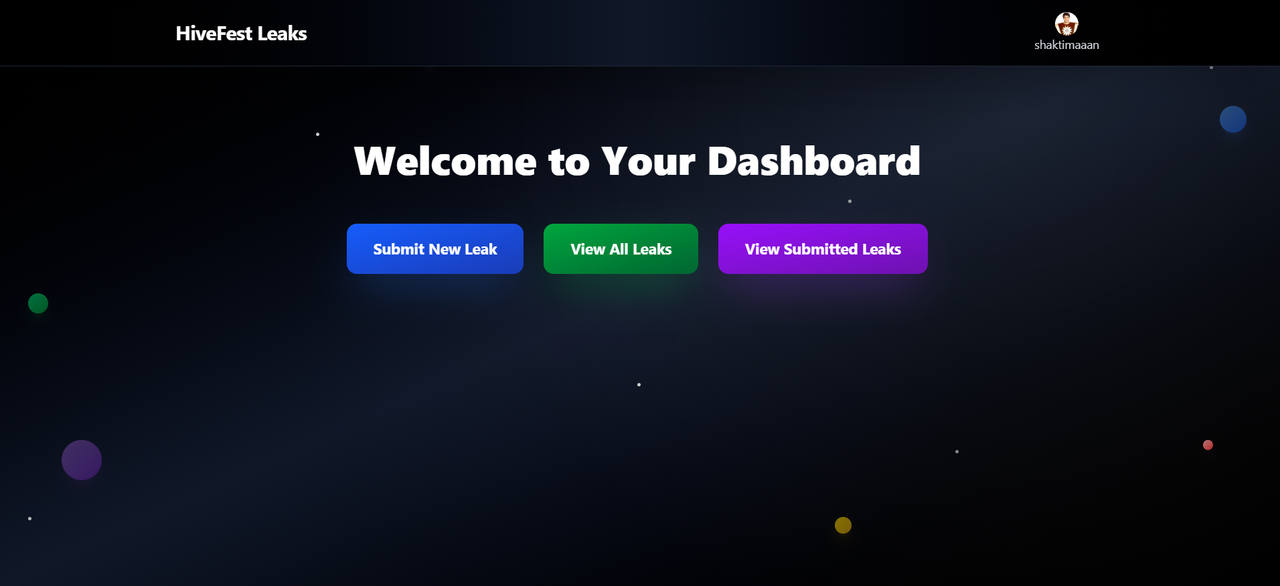 Dashboard desktop web-app