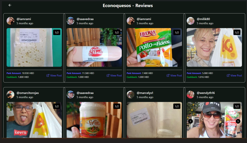 Business Reviews tablet view