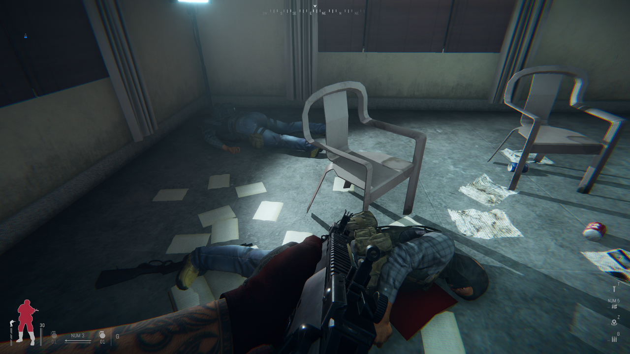 Securing a clean Double Kill during the chaotic breach into the main room.