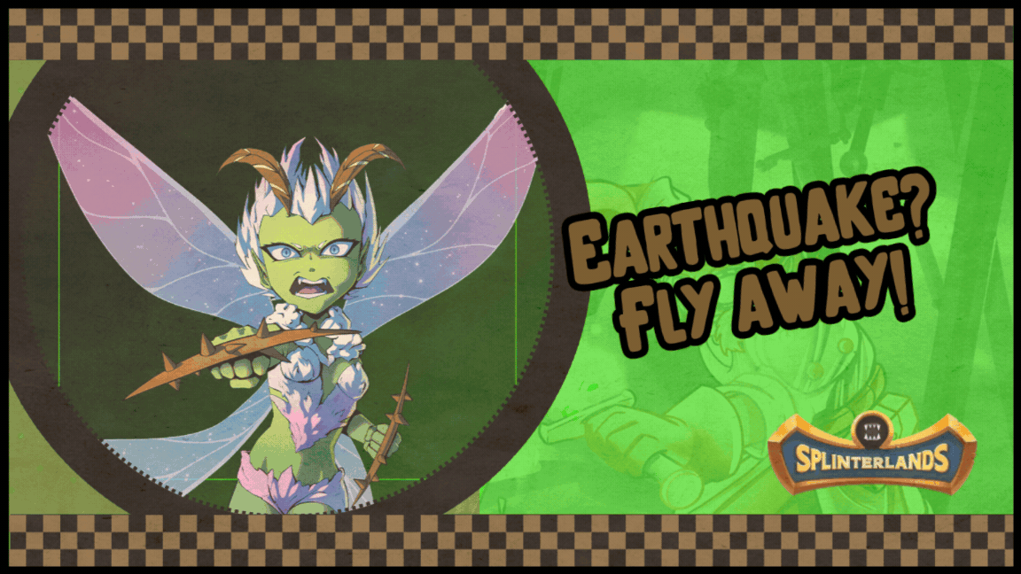 Earthquake? Fly away!